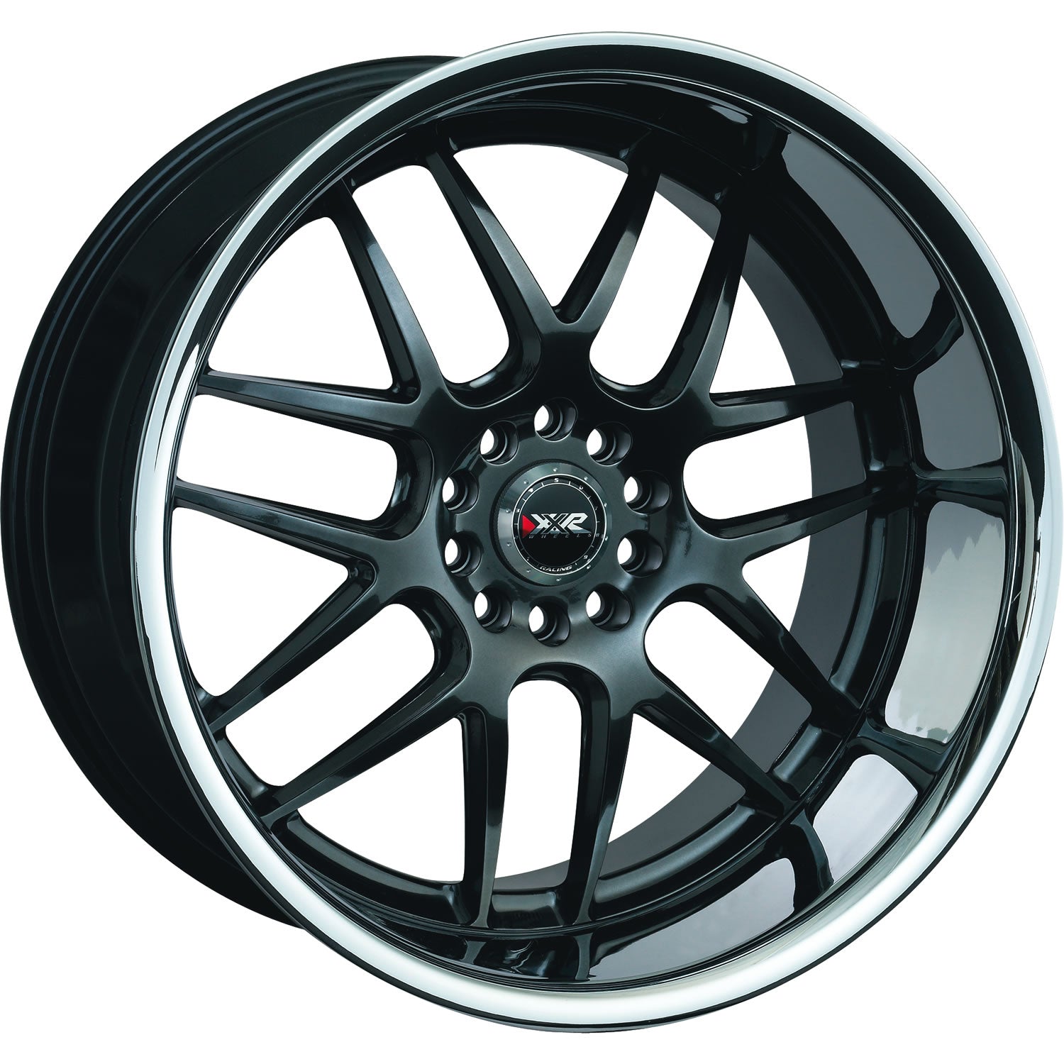 XXR 526 Chromium Black with a Chrome Stainless Steel Lip Wheel