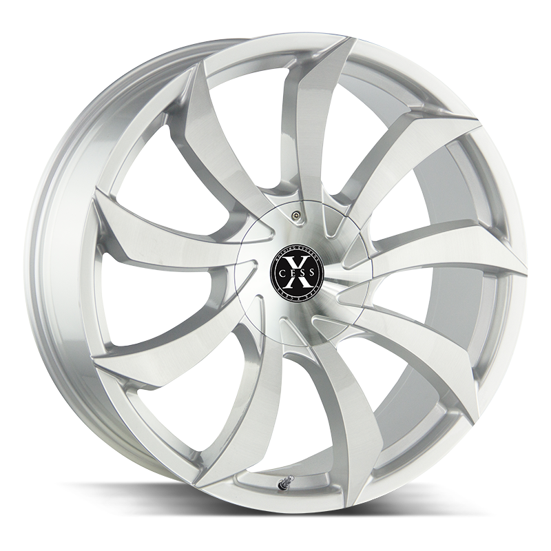 XCess X01 Brushed Silver wheel