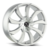 XCess X01 Brushed Silver wheel