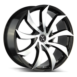 XCess X01 Black Machined wheel