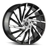 Xcess X02 Black Machined wheel