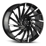 XCess X02 Black Machined wheel