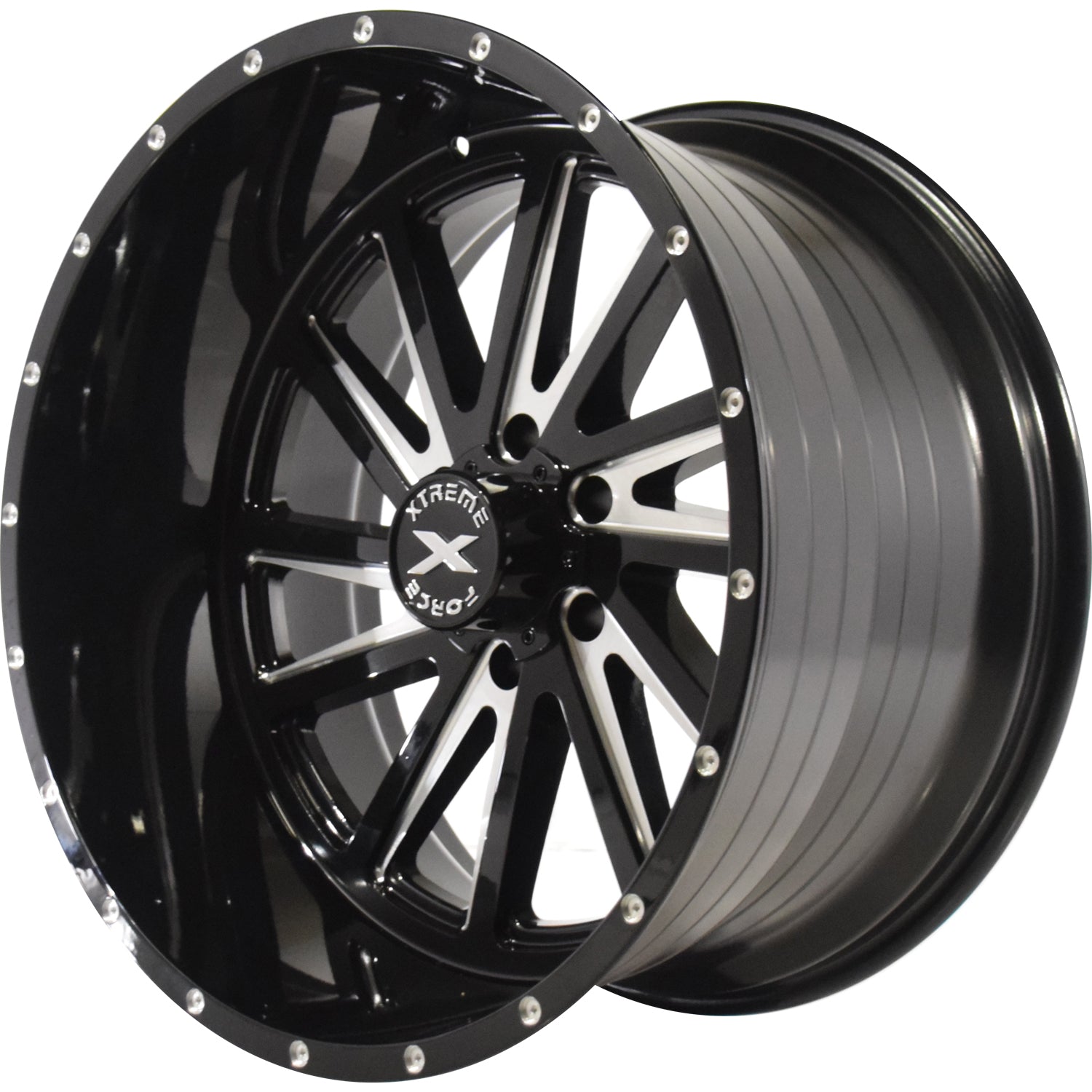 Xtreme Force XF3 Black with Milled Spokes Wheel