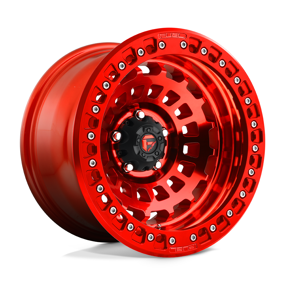 Fuel 1PC D100 ZEPHYR BEADLOCK Red wheel
