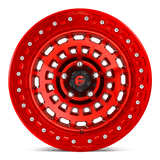 Fuel 1PC D100 ZEPHYR BEADLOCK 17x9 -15mm Candy Red