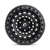Fuel 1PC Zephyr 17x9 -15mm Matte Black with True Beadlock