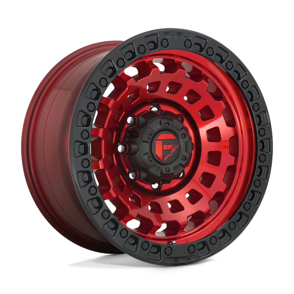 Fuel 1Pc D632 Zephyr Candy Red Black Bead Ring
