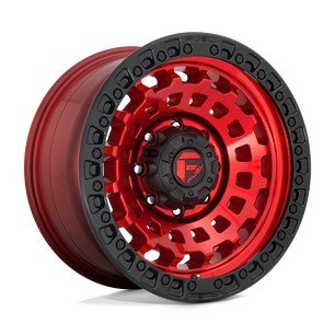 Fuel 1Pc D632 Zephyr Candy Red Black Bead Ring