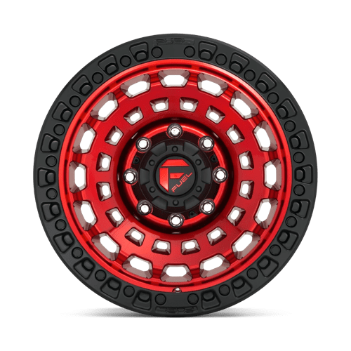Fuel 1PC D632 ZEPHYR 20x9 +1 Candy Red Black Bead Ring