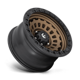 Fuel 1PC D634 ZEPHYR 18x9 +1mm Matte Bronze Black Bead Ring (5x150)