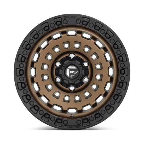 Fuel 1PC D634 ZEPHYR 17x9 +1 Matte Bronze Black Bead Ring