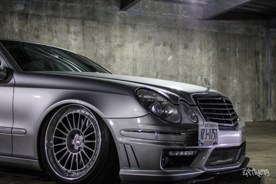 HRE 309 forged wheel on Mercedes Benz E Class