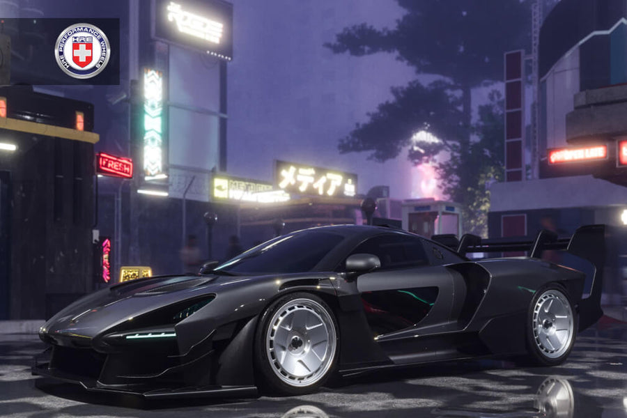 HRE 555 GTM forged wheel on Mclaren Senna GTR