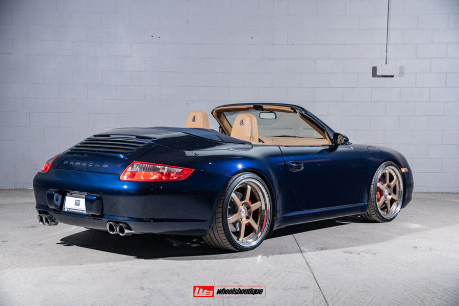 HRE C106 forged wheel on Porsche 9971 Carrera S Cabriolet