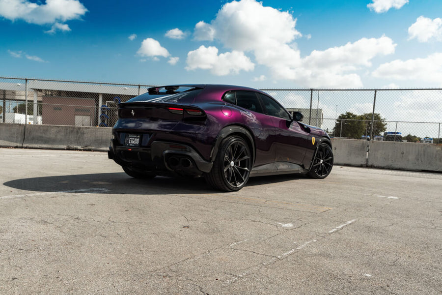 HRE P204 forged wheel on Ferrari Purosangue Viola Hong Kong