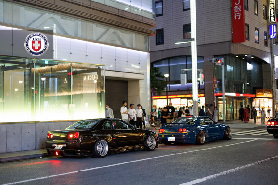 HRE 303 forged wheel on Nissan Skyline R34