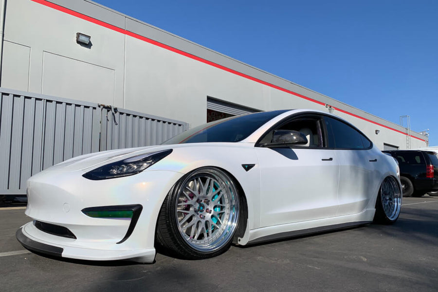 HRE 540 forged wheel on Tesla Model 3
