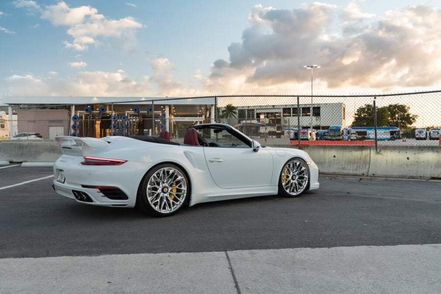 HRE P200 forged wheel on Porsche 9912 Turbo Cabriolet