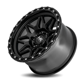 Hardrock Offroad H105 20x10 -19mm Matte Black with Black Beadlocks