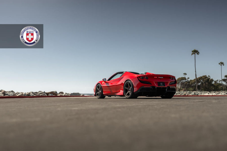 HRE 305 GTS forged wheel on Ferrari F8 Spider