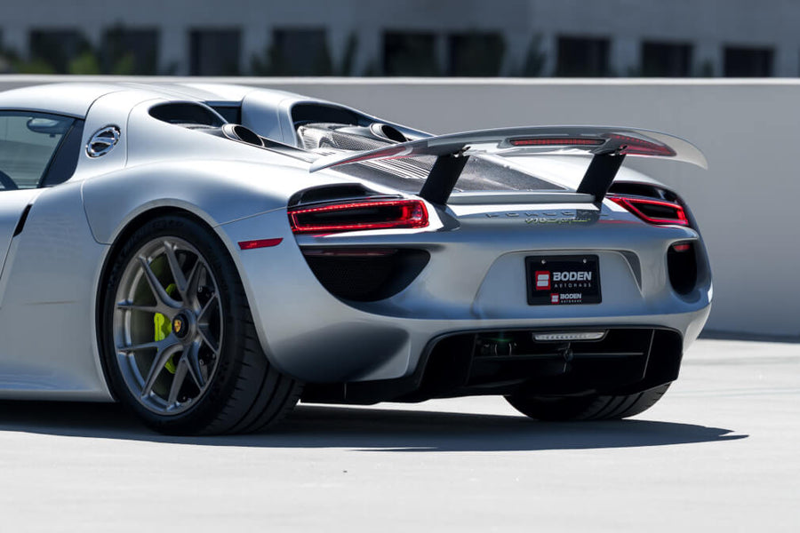 HRE P101 forged wheel on Porsche 918 Spyder Silver