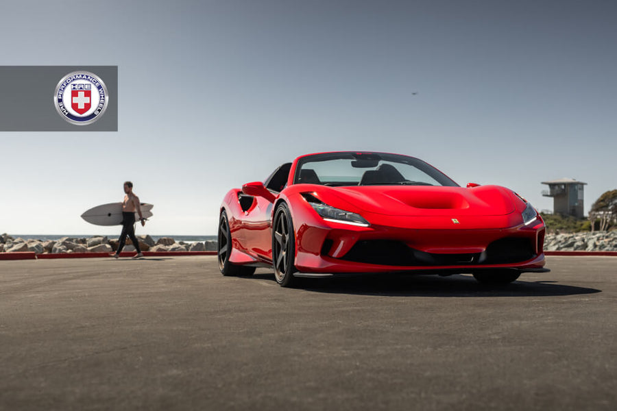 HRE 305 GTS forged wheel on Ferrari F8 Spider