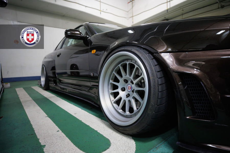 HRE 303 forged wheel on Nissan Skyline R34