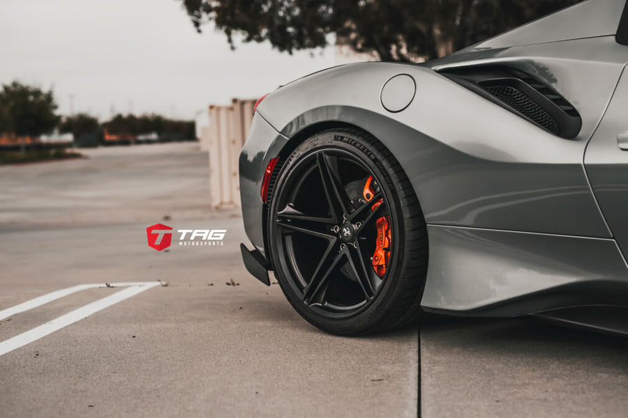 HRE P207 forged wheel on Ferrari 488 Pista Spider