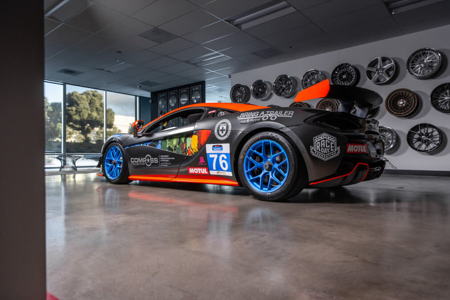 HRE R161 Lightweight forged wheel on Mclaren 570S GT4