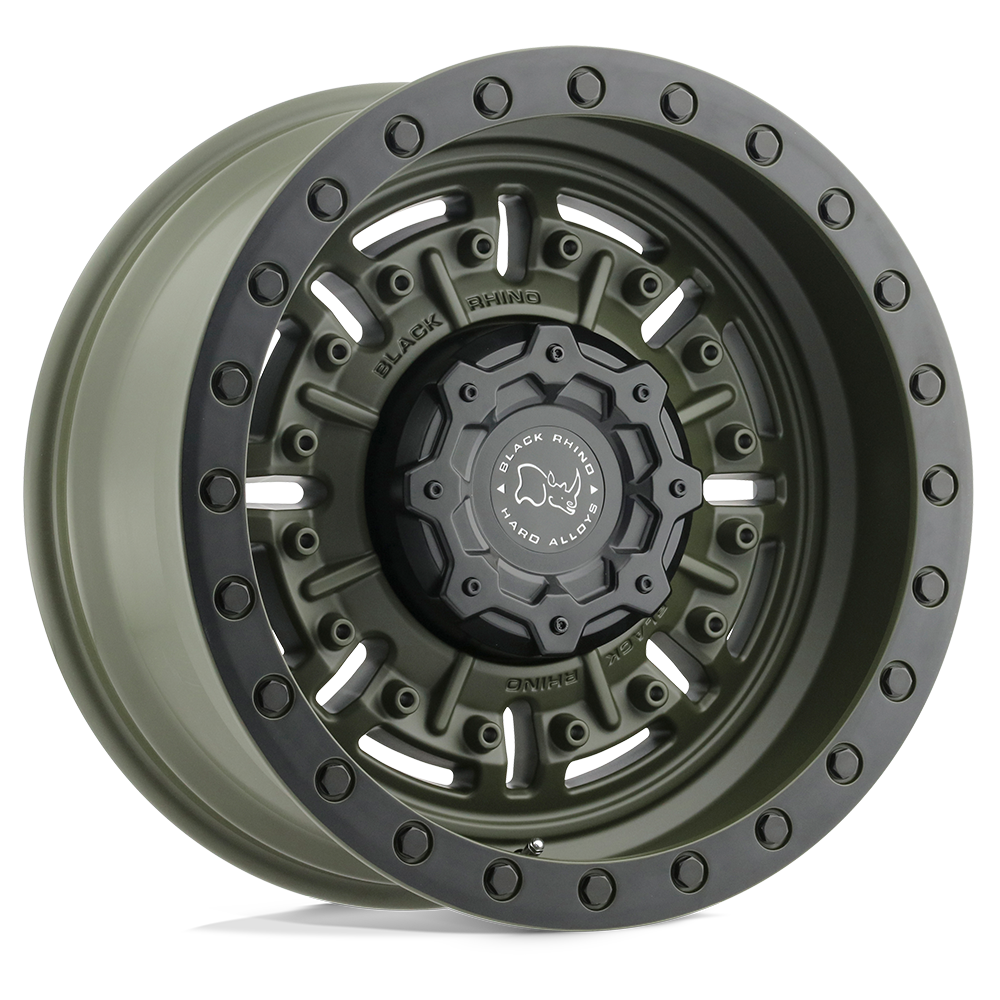 Black Rhino Abrams Green wheel