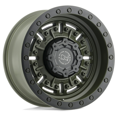 Black Rhino Abrams Green wheel