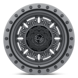 Black Rhino ABRAMS 17x8.5 0 Textured Matte Gunmetal   truck wheel