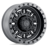 Black Rhino ABRAMS 18x9.5 -18mm Textured Matte Gunmetal
