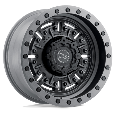 Black Rhino ABRAMS Gray wheel