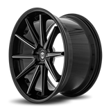 Curva C24 20x10.5 Gloss Black Milled premium Euro wheel