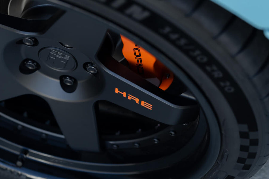 HRE C105 forged wheel on Ford GT Gulf Livery