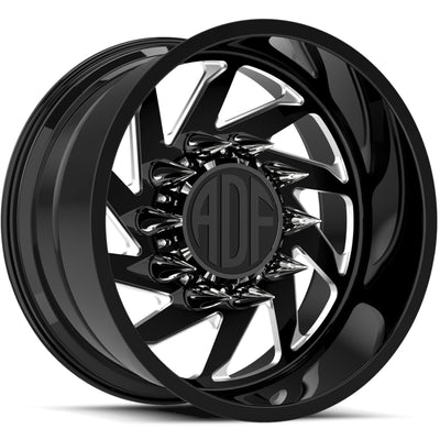 ADF Contractor SS Black Milled Wheel