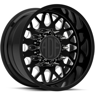 ADF Hot Shot SS Black Milled Wheel