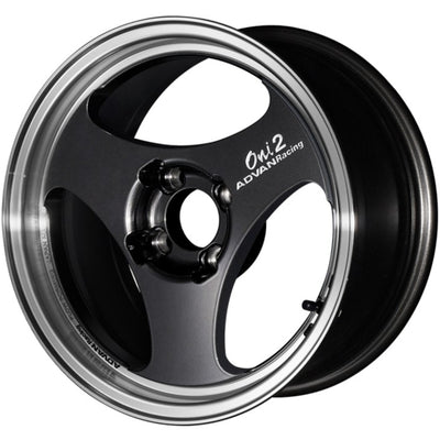 Advan Racing Oni 2 Black Machined Wheel