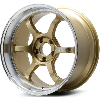 Advan Racing R6 Gold wheel