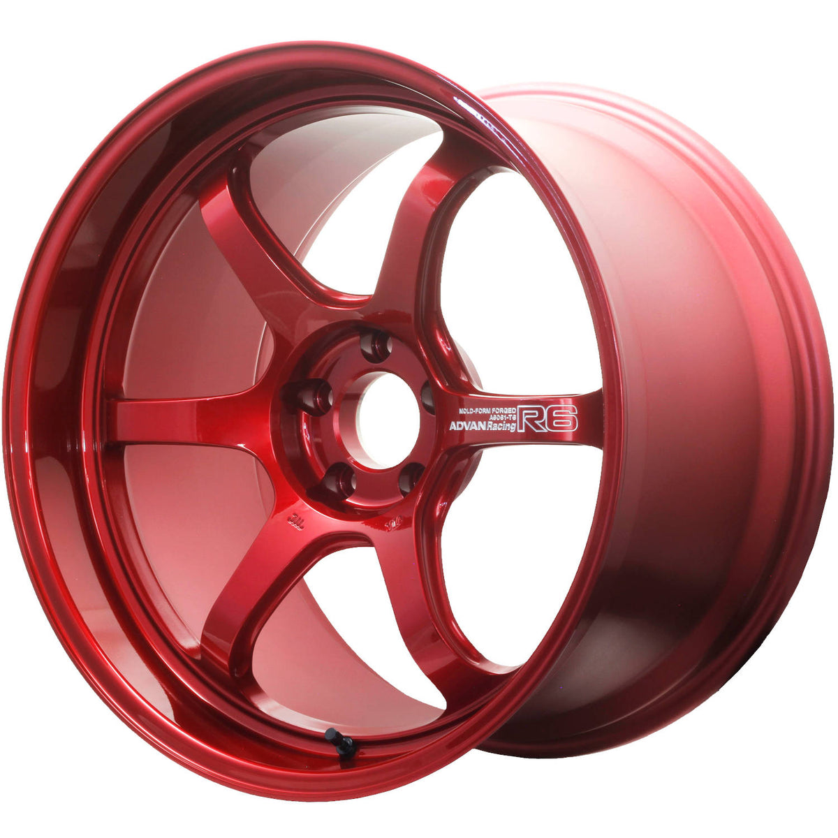 Advan Racing R6 Red Wheel