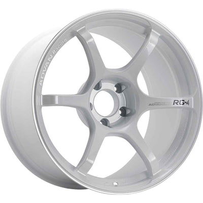 Advan Racing RG-4 White Machined Wheel