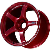 Advan Racing TC4 Red Machined Wheel