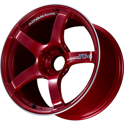 Advan Racing TC4 Red wheel