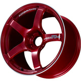 Advan Racing TC4 Red Machined Wheel