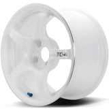 Advan Racing TC4 White Machined Wheel