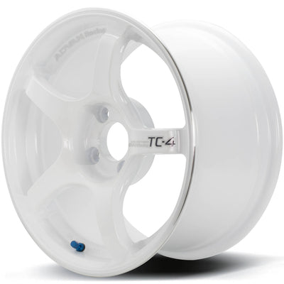 Advan Racing TC4 White Machined Wheel