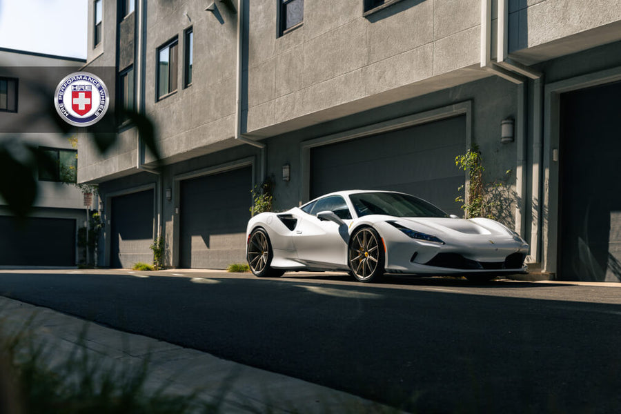 HRE P104SC forged wheel on Ferrari F8