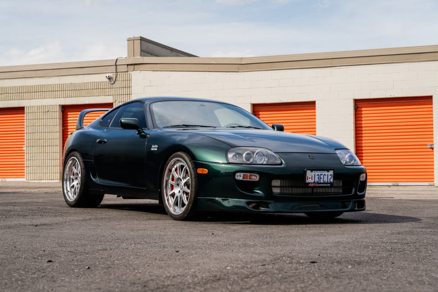 HRE C103 forged wheel on Toyota Supra MK4
