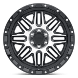 Black Rhino ALAMO 20x9 +12mm Gloss Black with Machined Face & Stainless Bolts